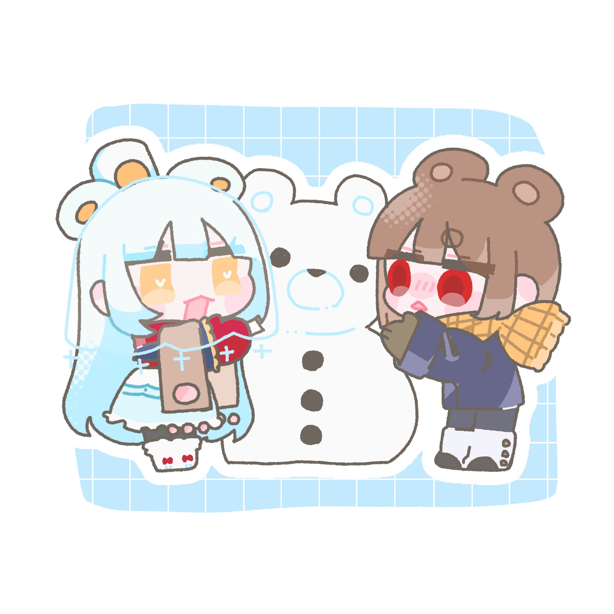 【ワンドロ】雪だるま